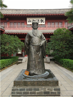 包青天人物銅雕塑 包青天人物銅雕塑