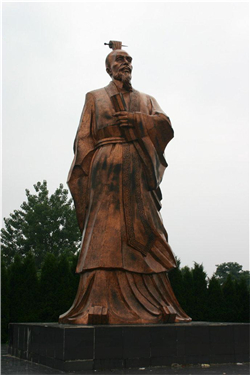 大型管仲古代人物雕塑鑄造 大型管仲古代人物雕塑鑄造