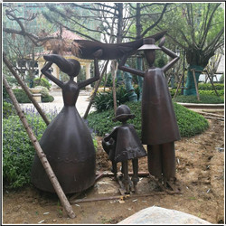 小區(qū)一家人雕塑 小區(qū)一家人雕塑