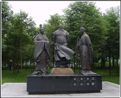 古代公園人物銅雕塑 古代公園人物銅雕塑