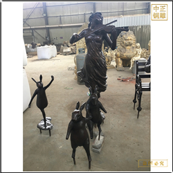 美女拉琴雕塑制作廠家 美女拉琴雕塑制作廠家