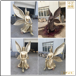 鑄銅西方人物雕塑定制 鑄銅西方人物雕塑定制