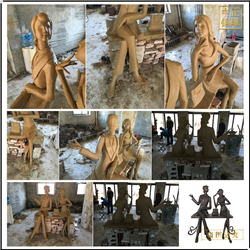 情侶人物雕塑鑄造廠家制作 情侶人物雕塑鑄造廠家制作