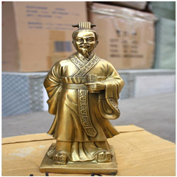 范蠡銅雕塑 范蠡銅雕塑